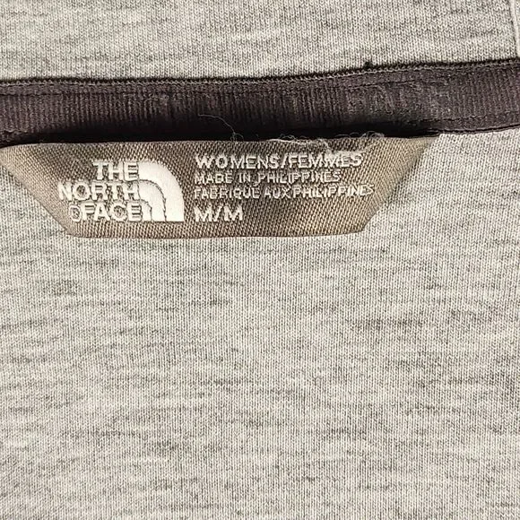 The North Face Jacket Womens Medium Gray Snap Hoodie - Picture 9 of 13